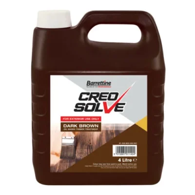 Bartoline Creocote Wood Treatment Dark Brown 4 Litre
