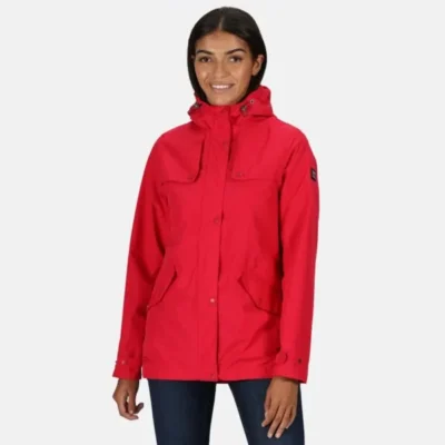 Regatta Kimberley Walsh Bertille Lightweight Hooded Waterproof Jacket Virtual Pink