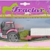 Kids Globe Pink Tractor with Trailer 3 bf023ff811ea9d518de62f