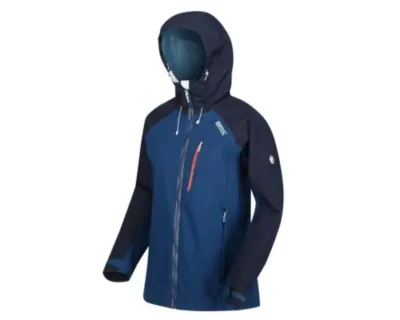 Regatta Women's Birchdale Waterproof Hooded Walking Jacket Blue Opal Navy