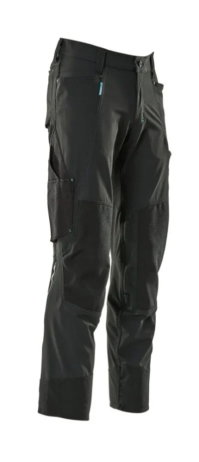 black stretch trousers3