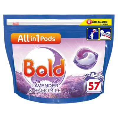 Bold All In One Washing Pods Lavender & Camomile 57 Washes