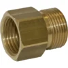 Brass Adaptor 22m Male X 1/2" BSP Fixed Female