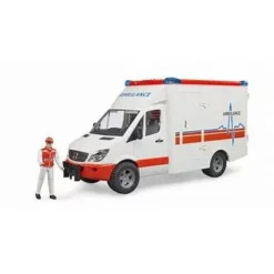Bruder MB Sprinter Ambulance with Driver, Lights & Sound