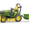 bworld john deere lawn tractor with trailer 1