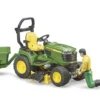 bworld john deere lawn tractor with trailer 2