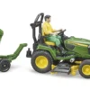bworld john deere lawn tractor with trailer 4
