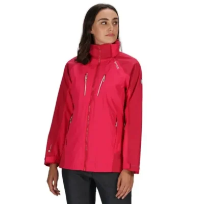 Regatta Women's Calderdale IV Waterproof Hooded Walking Jacket Red
