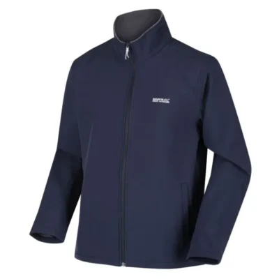 Regatta Men's Cera V Wind Resistant Softshell Walking Jacket Navy
