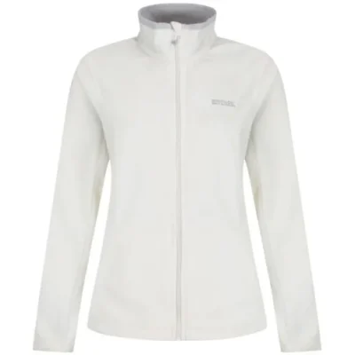 Regatta Women's Clemance II Lightweight Full-Zip Fleece White