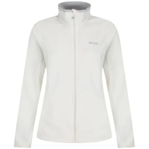 clemance ii lightweight full zip fleece white