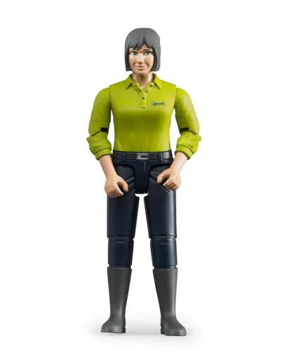 Bruder Woman with Light Skin & Dark Blue Jeans