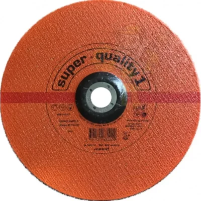 9" Orange Steel Disc