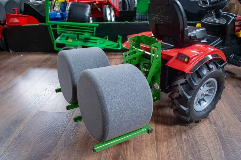 double bale lifter green