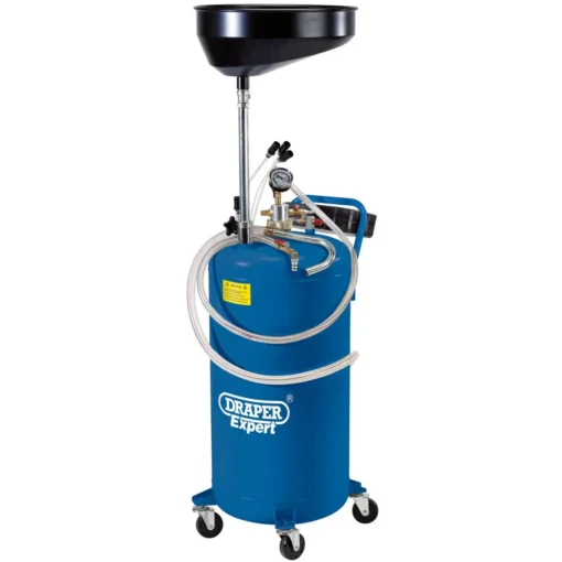 draper 66241 gravity suction oil drainer 90 litre