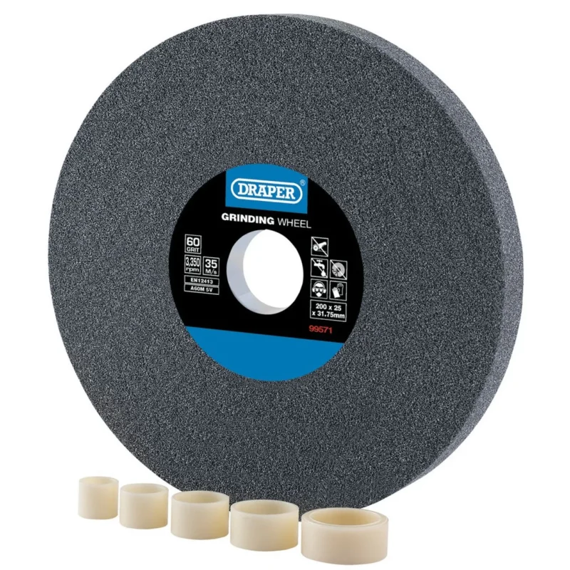 draper 99571 aluminium oxide bench grinding wheel