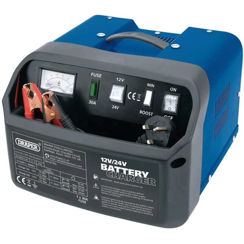 draper battery charger automotive 11amp