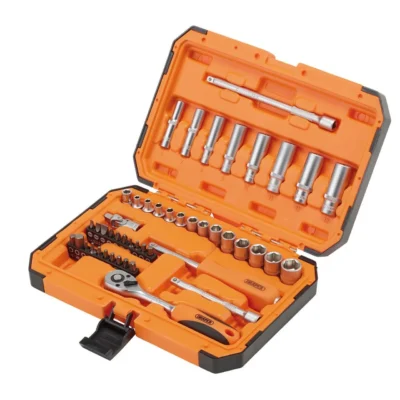 Draper HI-TORQ 6 Point Socket Set, 1/4" (47 Piece)