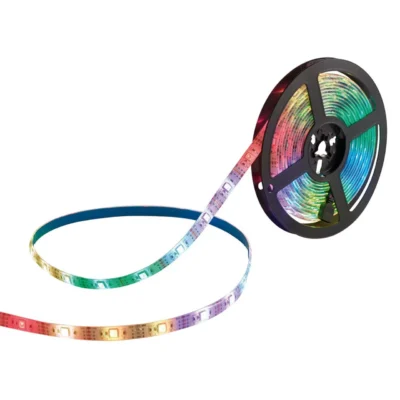 Draper RGB Colour LED Light Strip with Remote Control, 5m