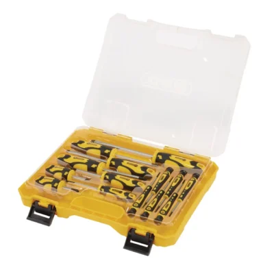 Draper Screwdriver Set with Case, Yellow (14 Piece)