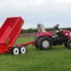 dump trailer red 1