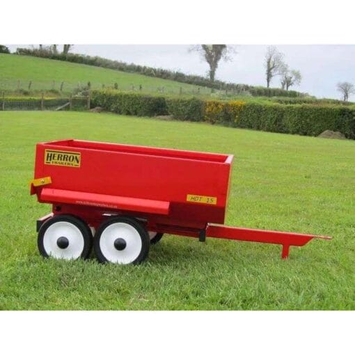 dump trailer red 3 1