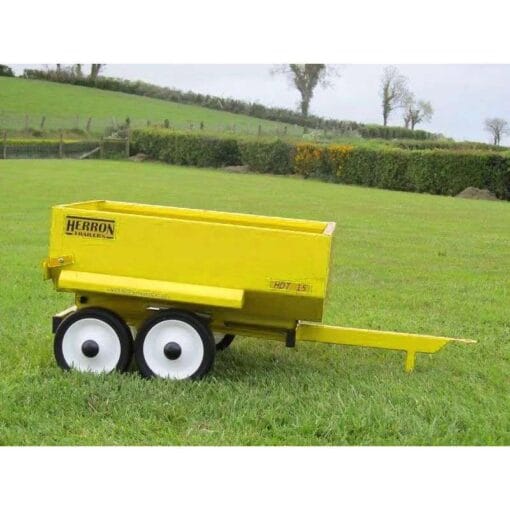 dump trailer yellow