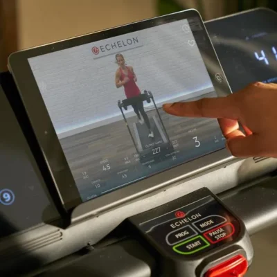 Alternative view of Echelon Stride Auto-Fold Connected Treadmill