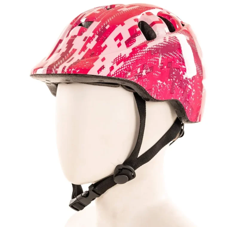 etc pink camo youth helmet 52 56cm