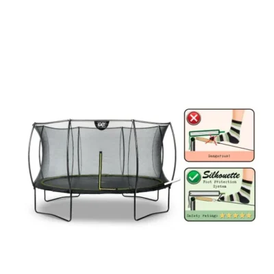 exit silhouette trampoline o366cm black 11