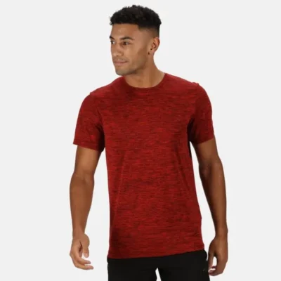 Regatta Men's Fingal Edition Marl T-Shirt Chinese Red