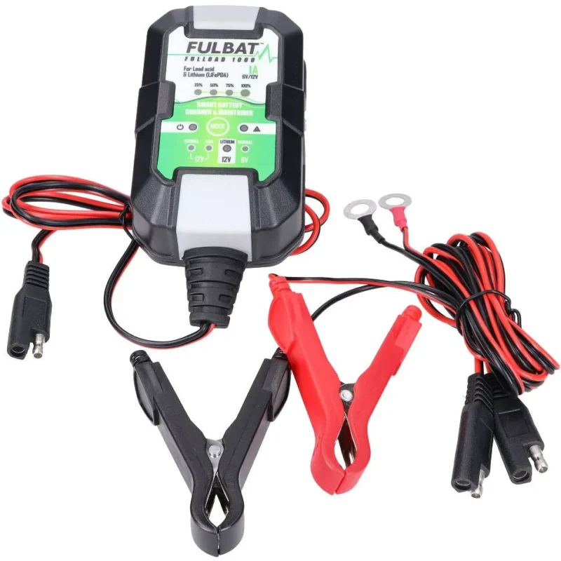 fulbat fulload fl1000 battery charger for 6v and 12v lead based