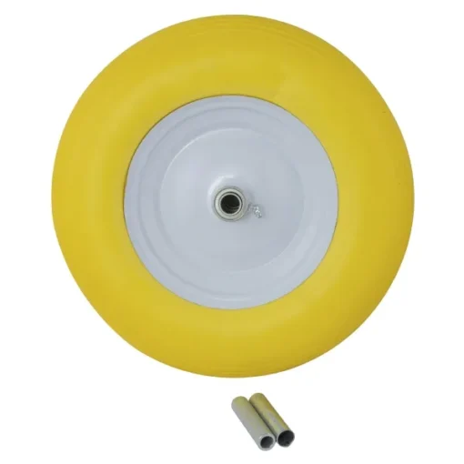 g18659 flat free pu foam wheelbarrow wheel assembly