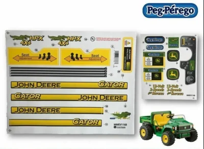 Peg Perego JD Gator Decal Set