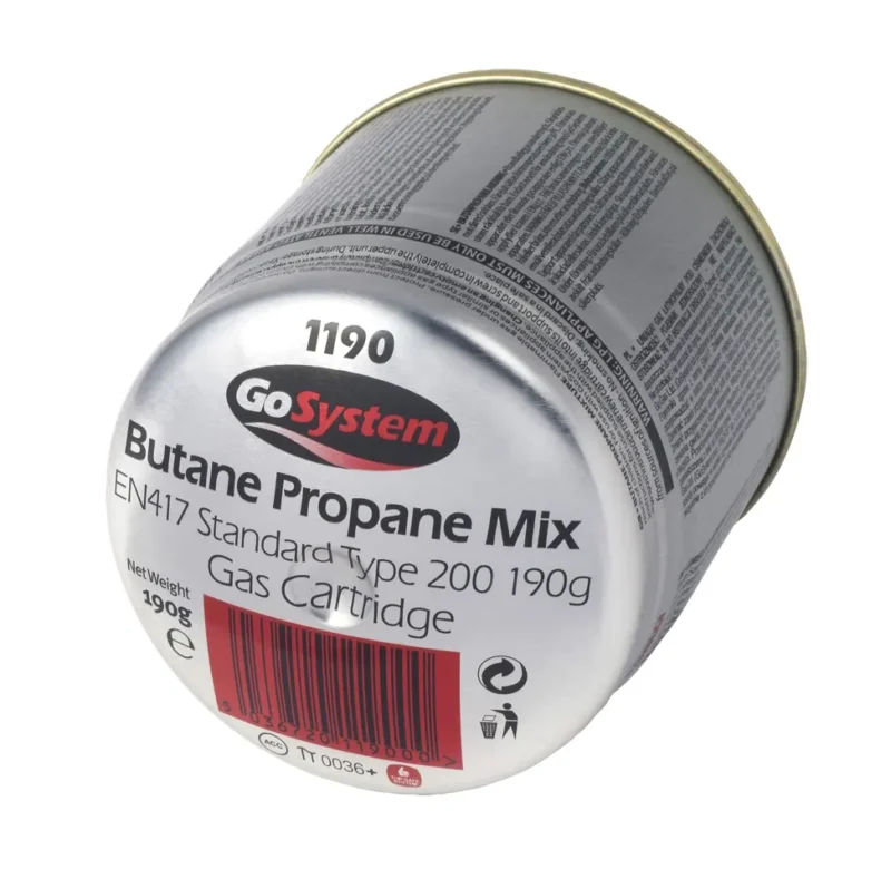 gosystem butane propane pierceble cartridge 190g