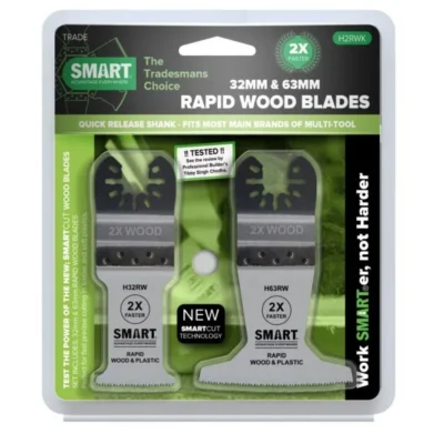 Smart Trade 2 Piece Rapid Wood Blade Set