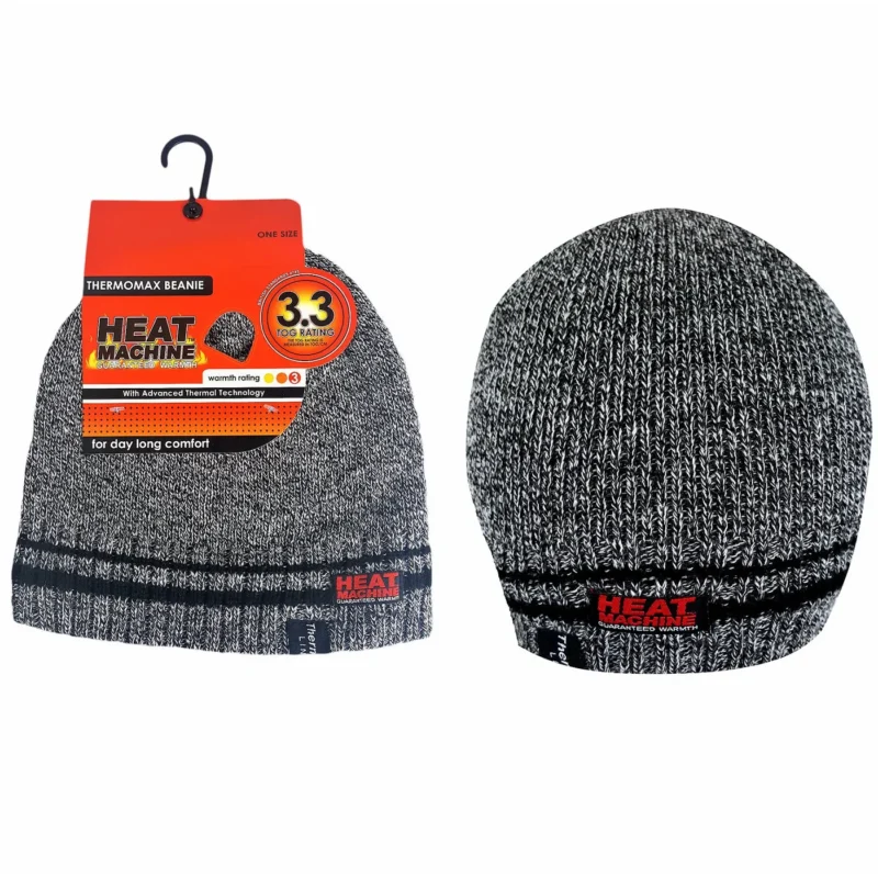 heat machine 2176 thermo beanie grey