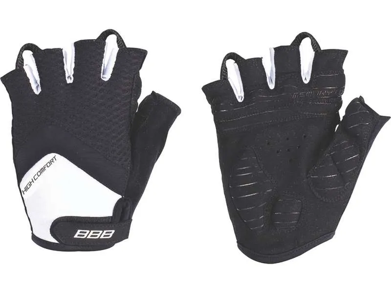 BBB Highcomfort BBW‑41 Summer Cycling Gloves – Black/White, Medium 1 BBB Highcomfort BBW‑41 Summer Cycling Gloves – Black/White, Medium