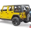 jeep wrangler rubicon w. mountain bike and cyclist 4