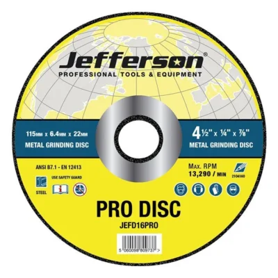 Jefferson 4.5" Metal Grinding Abrasive Disc