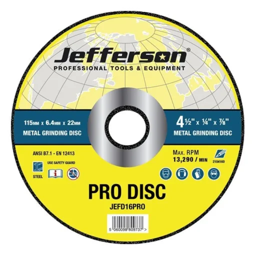 jefferson 4.5inches metal grinding abrasive disc clarkes of cavan