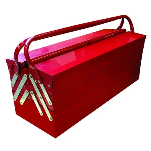 jefferson red 5 tray cantilever tool box jeftb505