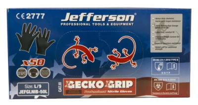 Alternative view of Jefferson Black Nitrile Gloves
