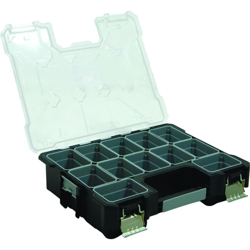 jefstocs12 jefferson stackable 12 compartment storage case