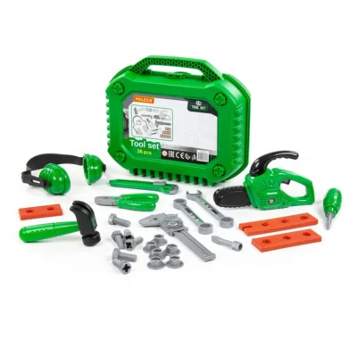 kids green toolset 26 piece set 2 1