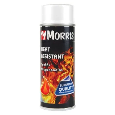 Morris Heat Resistant White Spray 400ml