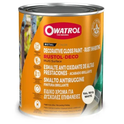 Owatrol Deco Multi-Surface Gloss Paint 750ml White 9010