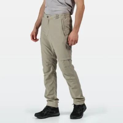 Regatta Men's Leesville II Zip Off Walking Trousers Parchment