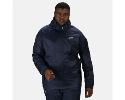 Regatta Men's Pack-It III Lightweight Waterproof Walking Jacket Black