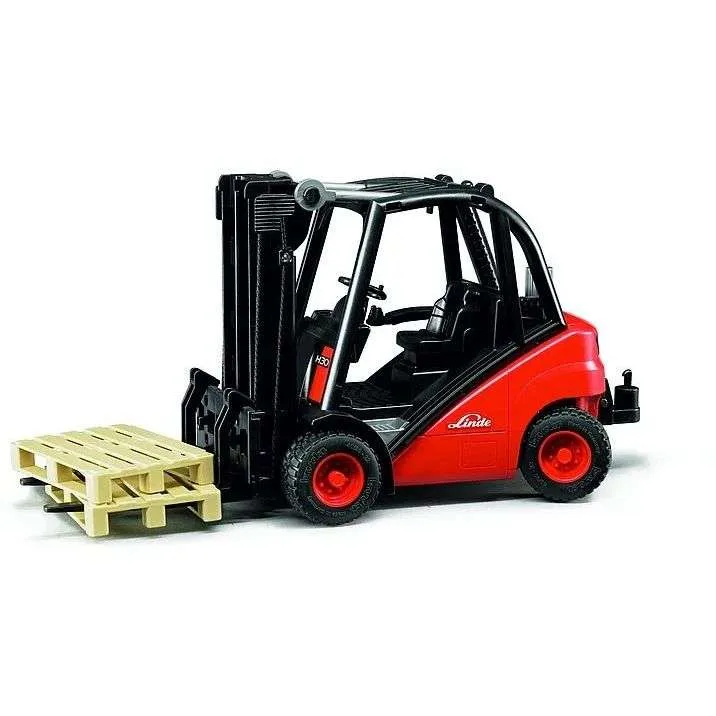 linde fork lift h30d with 2 pallets 1